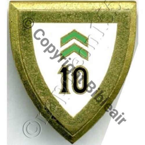 10e.EC 60.70 CREIL A0775  DrP+Past Guilloche Email Face granitee Src.STELLA 